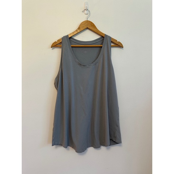 Lululemon Tops - Lululemon Love Racerback Relaxed Fit Tank Top in Gray | Size 12